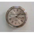 Promotional Analog Quartz Small Metal Insert Clock Golden Mini Clocks